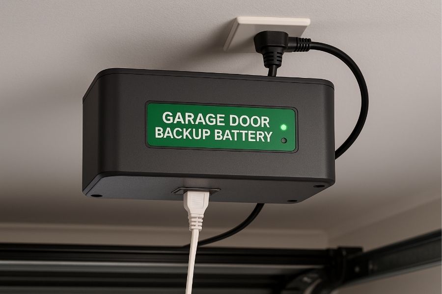 garage door backup battery