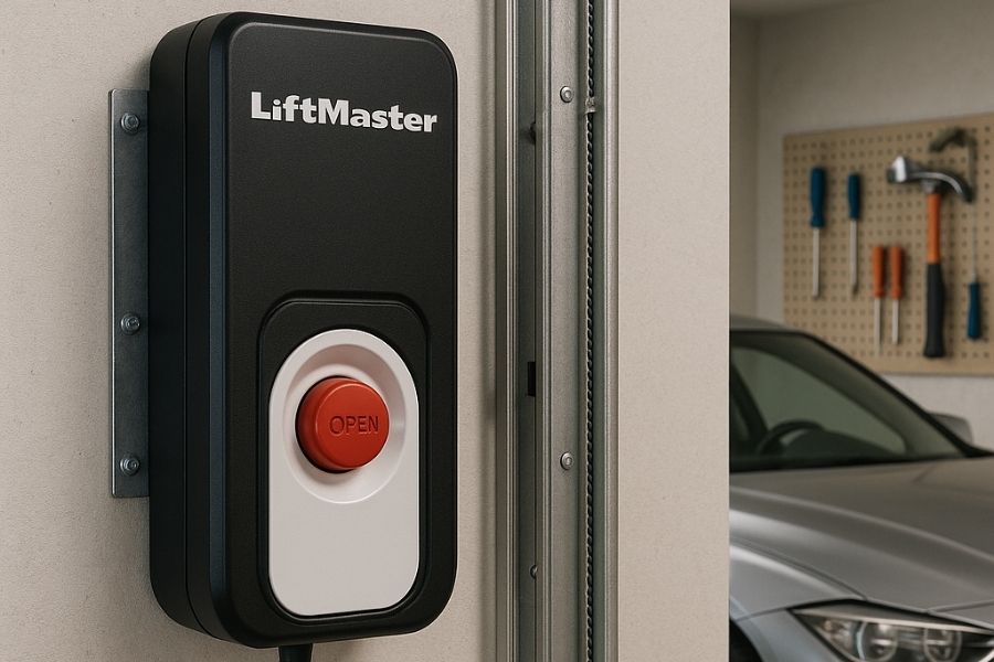 garage door wall mount opener